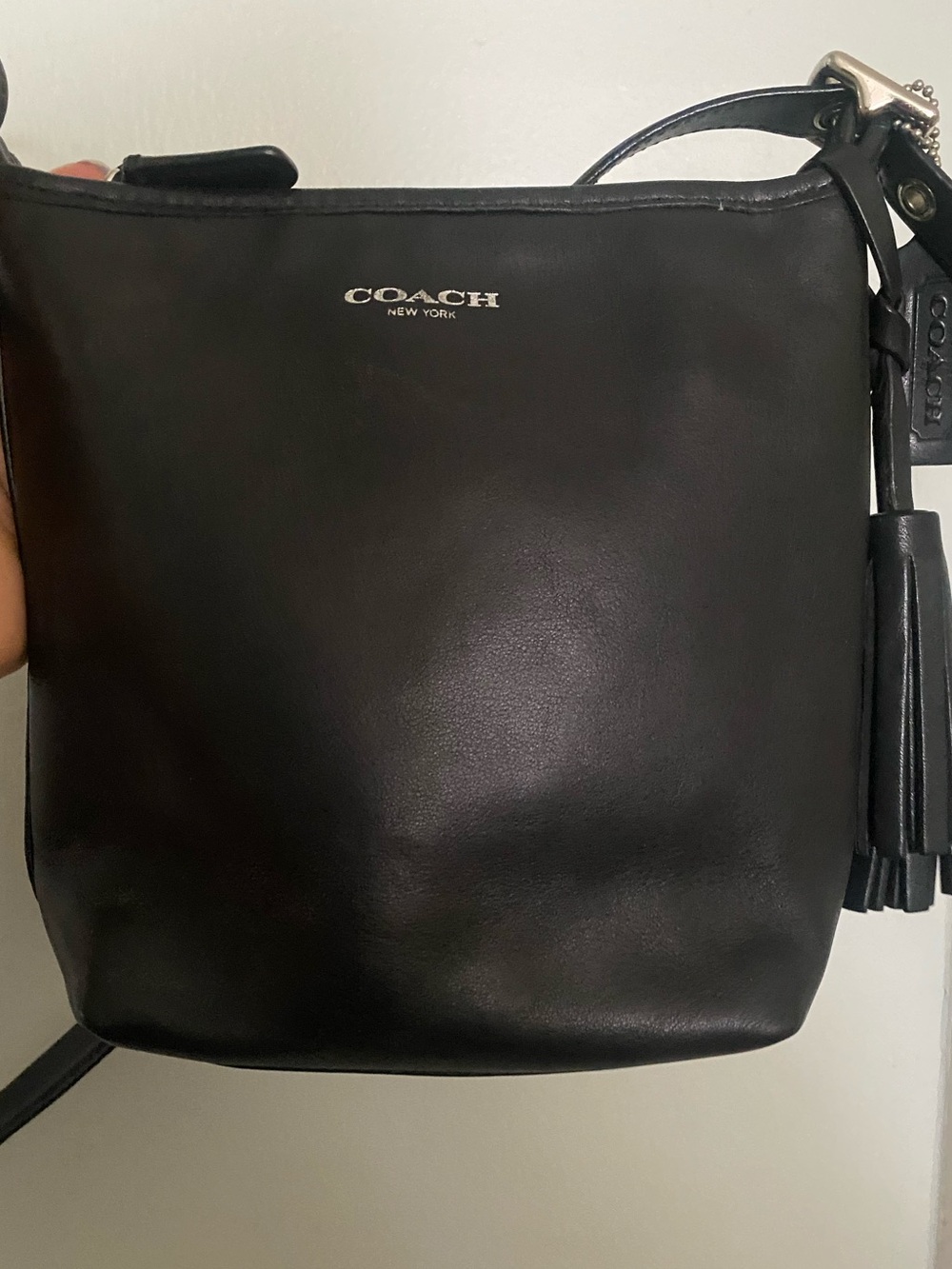 Vintage Coach legacy glove tanned leather mini duffel d1293